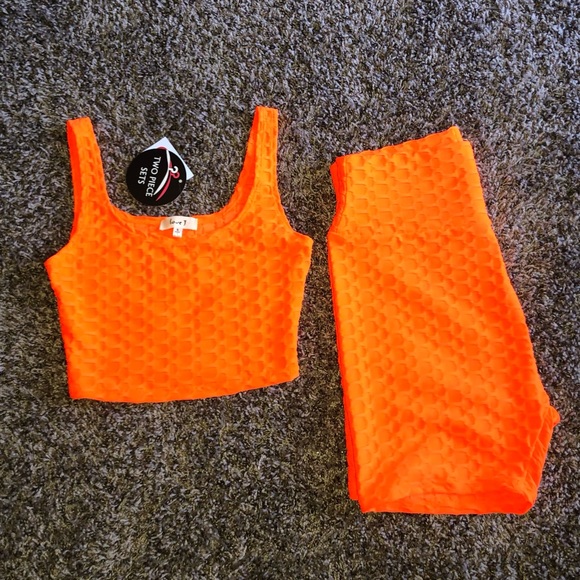 Orange 2 Piece Set - Picture 2 of 5